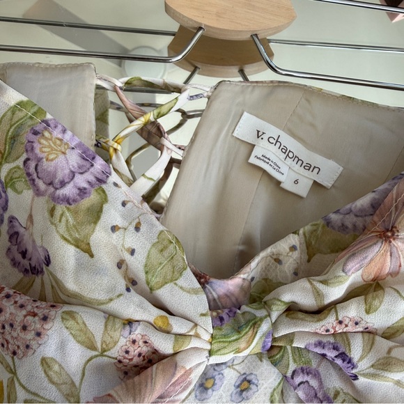 V. Chapman Pastel Floral Maxi Dress - Picture 2 of 11
